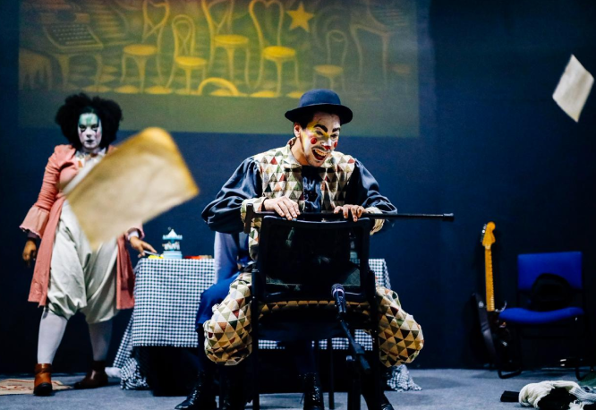 Cena do espetaculo Teste